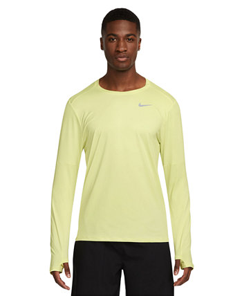 Мужская футболка Element Dri-FIT с круглым вырезом с длинными рукавами Nike