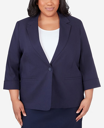 Plus Size Classic Fit Jacket Alfred Dunner