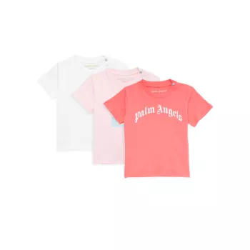 Комплект из 3 футболок для девочки для малышки PALM ANGELS