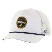 Men's '47 White Notre Dame Fighting Irish Fairway Trucker Adjustable Hat Unbranded
