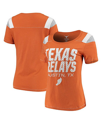 Женская футболка Texas Orange Texas Longhorns Texas Relays 289c Apparel