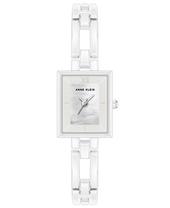 Женские кварцевые белые керамические часы-браслет, 19 мм Anne Klein
