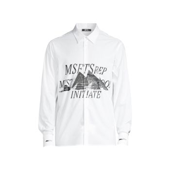 Mistery School Camicia Stamp Shirt MSFTSrep