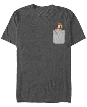 Мужская футболка с короткими рукавами и искусственными карманами из дерева Toy Story FIFTH SUN