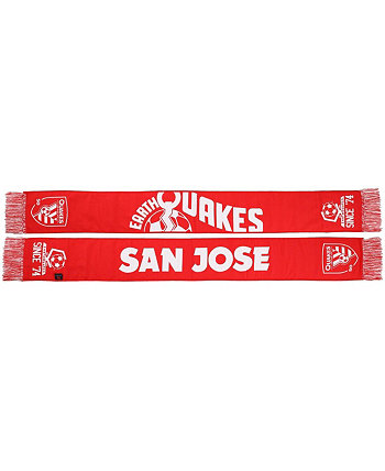 Men's and Women's Red San Jose Earthquakes Jersey Hook Scarf Ruffneck Scarves