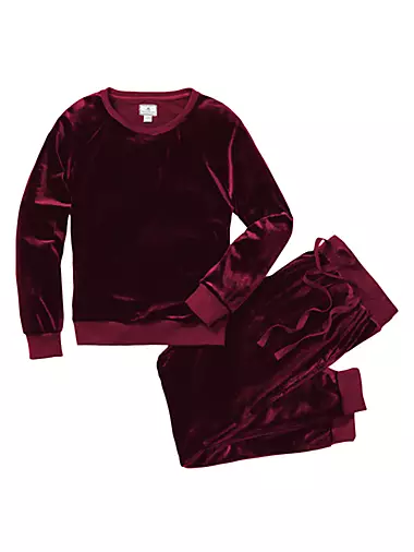 Женские Пижамы Petite Plume Velour Lounge Set Petite Plume