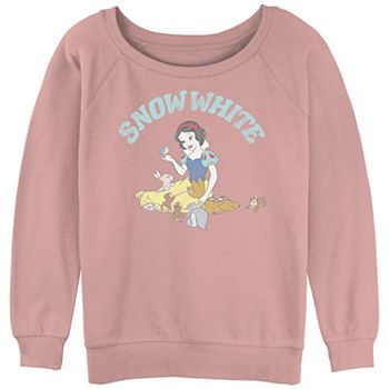 Disney's Snow White And The Seven Dwarfs Forest Friends Juniors' Graphic Slouchy Terry Disney