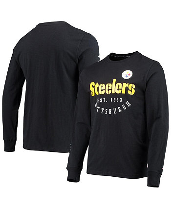 Мужская черная футболка с длинным рукавом Pittsburgh Steelers Peter Tommy Hilfiger