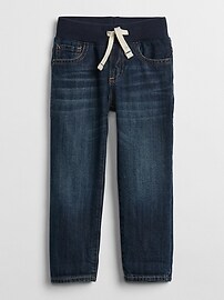 Узкие джинсы для малышей без застежки с умывальником Gap