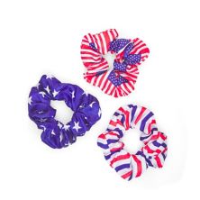 Patriotic 3-Pack Scrunchie Set Unbranded