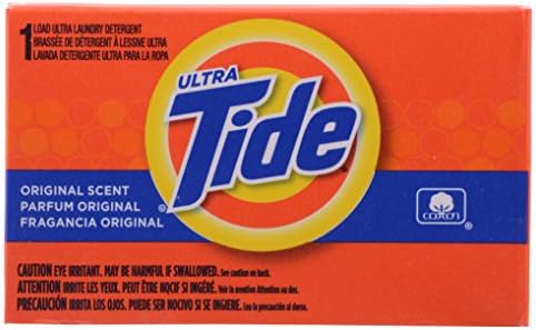 Порошок для стирки Tide, 40 г, идеальный для путешествий, компактный размер Tide