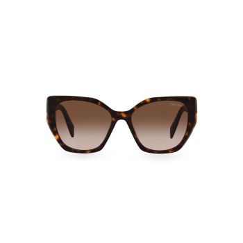 Солнцезащитные очки «кошачий глаз» 49 мм Prada