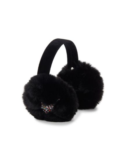 Embellished Faux Fur Earmuffs Surell