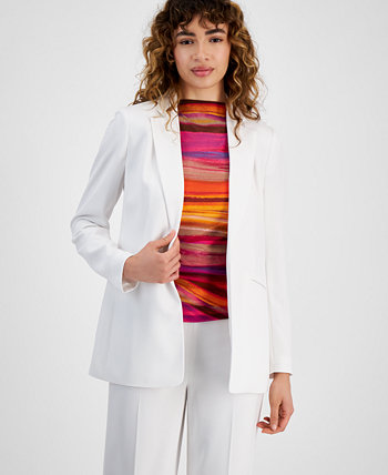 Women's Notched-Collar Open-Front Blazer, Created for Macy's Bar III