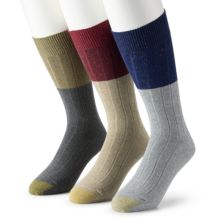 Men's GOLDTOE® 3-pack Hampton Pima Dress Socks- Size 6-12 GOLDTOE