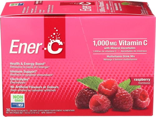 Витамин С Малина - 1000 мг - 30 пакетиков Ener-C