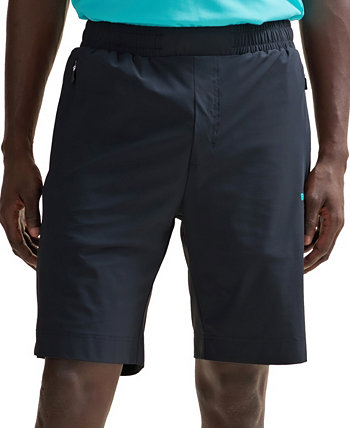 Мужские шорты стандартного кроя с декоративными светоотражающими рисунками BOSS
