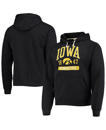 Men's Black Iowa Hawkeyes Volume Up Essential Fleece Pullover Hoodie League Collegiate Wear