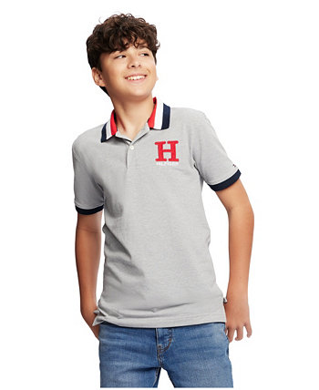 Поло рубашка Tommy Hilfiger Для мальчиков Striped Collar Matt Polo Tommy Hilfiger