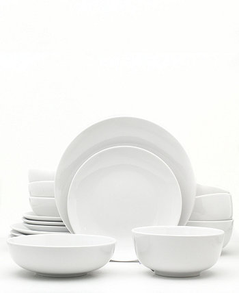 Набор посуды White Essential из 16 предметов Euro Ceramica
