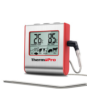 Упаковка из 1 цифрового термометра для приготовления мяса, курильщика, гриля, барбекю, TP16W ThermoPro
