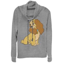 Juniors' Lady And The Tramp Lady Portrait Graphic Pullover Licensed Character