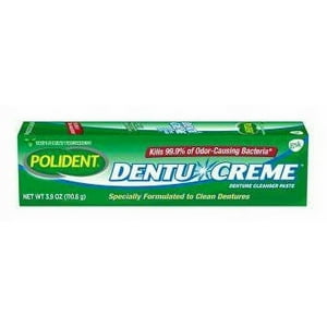 Polident Dentu Creme Denture Cleansing Toothpaste - 3.9 Oz, 6 pack Polident