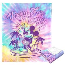Disney's Mickey Mouse Vacay Tie Dye Silk Touch Throw Blanket Licensed Character