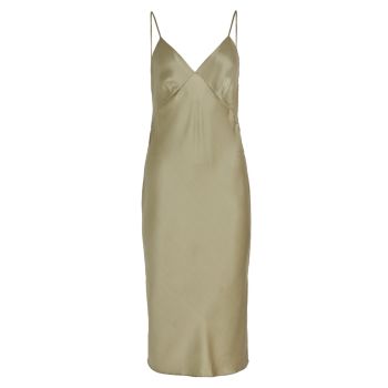 Шелковое атласное платье-комбинация Valencia Bond SECRET MISSION