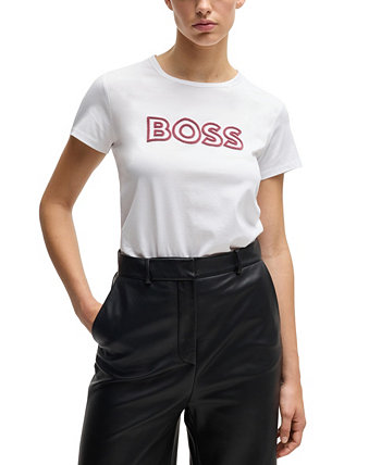 Women's Logo Detail T-Shirt BOSS