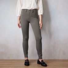 Женские суперузкие брюки LC Lauren Conrad с высокой посадкой и понте LC Lauren Conrad