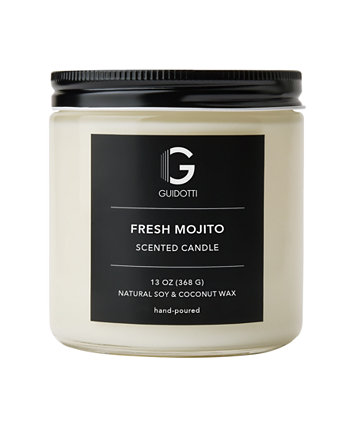 Ароматическая свеча Fresh Mojito, 2 фитиля, 13 унций Guidotti Candle