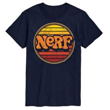 Big & Tall Nerf Retro Sunset Graphic Tee Nerf