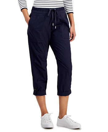 Женские хлопковые брюки универсального назначения с отворотами Nautica Jeans