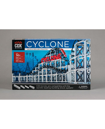 CDX Blocks Кирпич Строительный Циклон Американские горки Строительный набор Coaster Dynamix