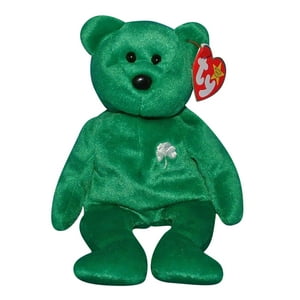 Genuine Original Ty Beanie Baby - Erin - Bear, 1997 Ty Beanie Babies Beanie Babies