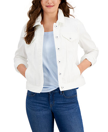 Миниатюрная джинсовая куртка, созданная для Macy's Style & Co