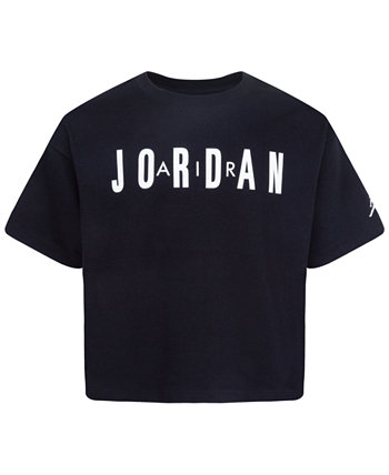 Свободная футболка для больших девочек Jordan