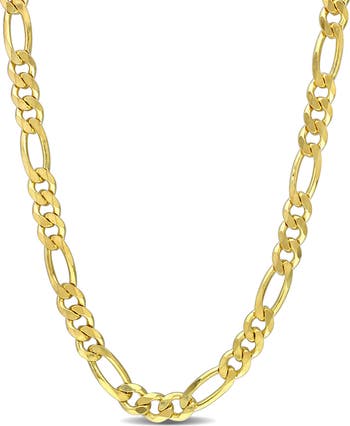 Колье-цепочка Figaro с покрытием из 18-каратного золота Delmar