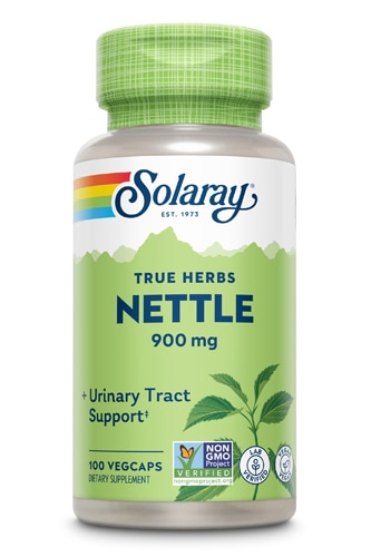 Крапива Solaray — 450 мг — 100 растительных капсул Solaray