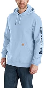 Carhartt Men's Loose Fit Midweight Logo Sleeve Graphic Sweatshirt Closeout Carhartt