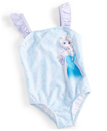 Цельный купальник с принтом для маленьких девочек Frozen