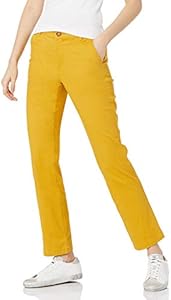 Amazon Essentials Women's Slim Fit, Straight Leg Stretch Twill Chino Pant Amazon Essentials