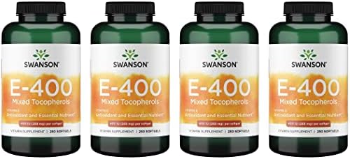 Swanson Vitamin E Mixed Tocopherols 400 Iu (268 Milligrams) 250 Sgels Swanson