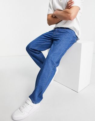 Stan Ray 5 pocket straight denim jeans in blue Stan Ray