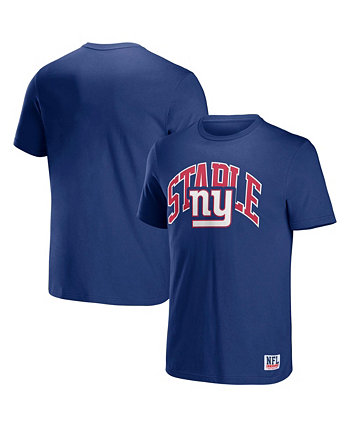 Мужская футболка с коротким рукавом с логотипом NFL X Staple Blue New York Giants Lockup NFL