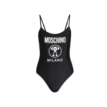 Сплошной купальник Donna с логотипом Moschino