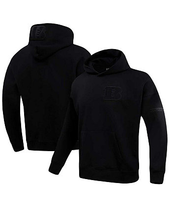 Мужской черный пуловер с капюшоном Cincinnati Bengals нейтрального цвета с заниженными плечами Pro Standard