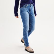 Женские джинсы скинни Sonoma Goods For Life® с высокой посадкой и пышными формами SONOMA