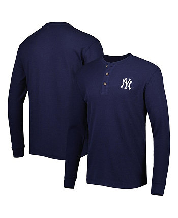 Мужская темно-синяя футболка с длинным рукавом New York Yankees Maverick Dunbrooke
